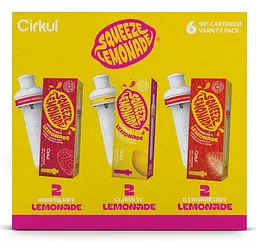 Набір картриджів для напоїв Cirkul Squeeze Lemonade Flavor Cartridge Variety Pack 6 шт - мініатюра 4
