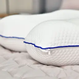 Подушка ортопедична Memory Foam Ideia контурна з ефектом пам'яті, з наволочкою на блискавці 58х42х13 см - мініатюра 7