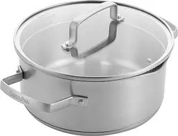 Кастрюля с крышкой GreenPan Chef's Collection CC007731-001 22 см 4.76 л серебристая