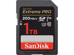 Карта пам'яті SanDisk Extreme PRO SDXC UHS-I U3 V30 1 TB (SDSDXXD-1T00-GN4IN)