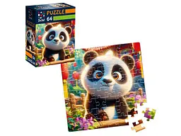 Пазли VLADI TOYS Усміхнена панда DT1234-10 - мініатюра 2