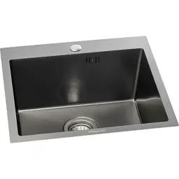 Мийка кухонна GRANADO Galera S201 black honeycomb (GS02201BH) - мініатюра 2