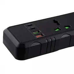 Мережевий фільтр T25-QC (3 х розетки 2 х USB 2 х Type-C) 2 м - мініатюра 3