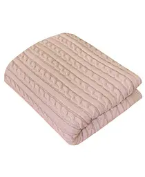 Плед SOFT коси Пудра (150) 220х240 см (013908)