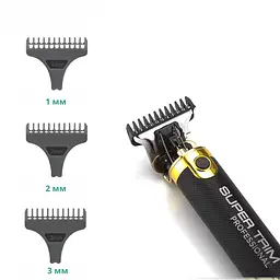 Професійний бездротовий тример для волосся акумуляторний VGR Professional Hair, 1500 mAh, USB, Чорний (4693226630) - мініатюра 5