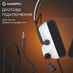 Гарнітура GamePro Genesis Mercury Білий (HS120W) - мініатюра 10