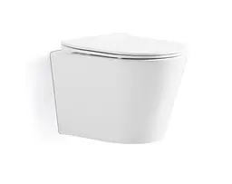 Підвісний унітаз Imprese Blatna N Rimless сидіння duroplast, white c06801303, Білий