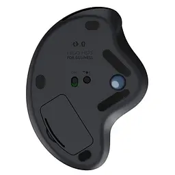 Бездротова миша Logitech M575 Ergo Wireless Trackball Graphite (910-006221) - мініатюра 4