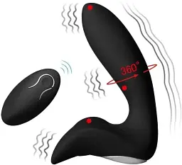 Стимулятор простати I’MCUM Prostate Power з пультом управління Чорний (7970379617687) - мініатюра 7