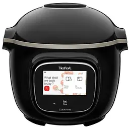 Мультиварка скороварка Tefal Cook4me Touch 1600Вт 6л сенсорне керування 13 програм чорний - мініатюра 2