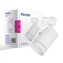 Трековий світильник Feron ML338 під лампу бiлий (40113) - мініатюра 2