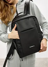 Жіночий рюкзак Sambag Zard Х комбінований чорний 40 х 28 х 14 см (25428164) - мініатюра 3