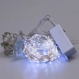 Гірлянда-штора Роса 200 LED розмір 3*2 м, білий GarlandoPro 173303W - мініатюра 12