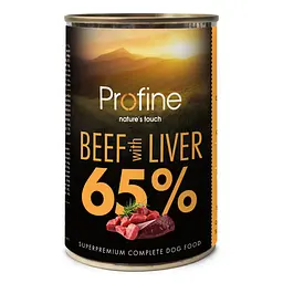 Вологий корм для собак Profine Beef and Liver, з яловичиною і яловичою печінкою, 400 г