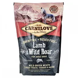 Сухий корм Carnilove Adult Lamb & WildBoar 1.5 кг з ягням та диким кабаном для дорослих собак усіх порід - мініатюра 3