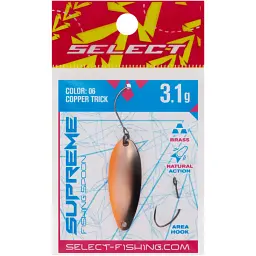 Блешня Select Supreme 3.1g 34mm #06 Copper Trick - мініатюра 2