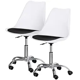 Крісло Evo-Kids Capri White / Black 2 шт. (H-231 W/B-Х2) 