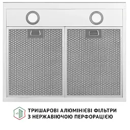 Витяжка плоска Perfelli RINCI 6CWX BIANCO - мініатюра 7