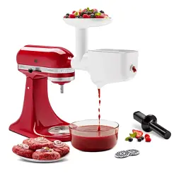 Насадка-сито для перетирання овочів і фруктів KitchenAid 5KSMFVSP до моделі 5KSMFGA біла - мініатюра 2