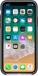 Чохол-накладка TOTO Silicone Case Apple iPhone X/XS Dark Grey - мініатюра 2