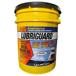 Моторна олива для важкої техніки Lubriguard Synthetic Blend SAE 15W-40 CK-4/SN, 18,9л.