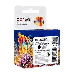 Картридж Barva Canon PG-560 XL (3712C001) 400 c, black (IC-560BXL)