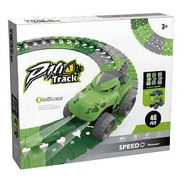 Інтерактивний трек з інерційною машинкою SHT 5510-8 Dino Trak (46pcs/1CAR) Green Epik - мініатюра 4