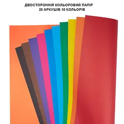 Папір кольоровий двосторонній Yes Minecraft, 20 аркушів, А4, скоба (955458) - мініатюра 3