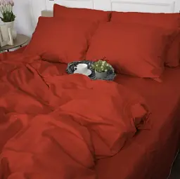Наволочка MirSon Satin Premium 0081 Terracotta 60х60 см (2200010929072) - мініатюра 2