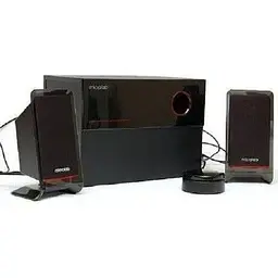 Колонки Microlab 2.1 M-200 чорний Сат. 2 x 10 Вт, Саб. 16 Вт, провідний пульт ДК