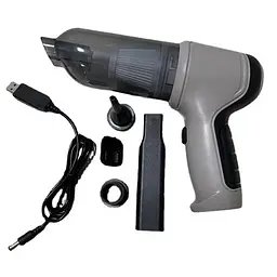Автомобільний акумуляторний пилосос Vacuum Cleaner HL-107 з насадками - мініатюра 5