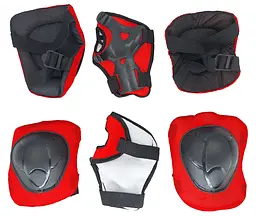 Комплект дитячого захисту Union group А01 XS (2-5 р) чорно-червоний (G00003871) - мініатюра 2
