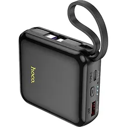 Павербанк Hoco Q23 Blade 22.5W+PD22W 10000 mAh Black - мініатюра 2