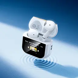 Навушники Hoco Kissa true wireless touch screen BT headset EW89 BT5.4 25/300mAh 3.5/20h - мініатюра 3