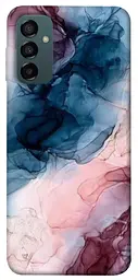 Чохол Demsky Рожево-блакитні розводи для Samsung Galaxy M14 5G