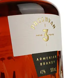 Бренді Proshyan 3 роки 40% 0.5 л - мініатюра 4