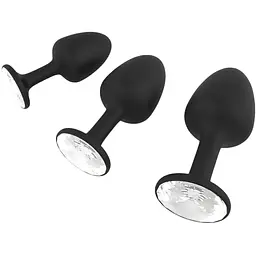 Анальна пробка Dorcel Geisha Plug Diamond XL з кулькою всередині створює вібрації макс діаметр 4.5 см - мініатюра 4