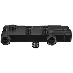 Душева система Champion PBD-009-J з кнопковим перемикачем із алюмінію Black 4 режими CH6549, Чорний матовий - мініатюра 9