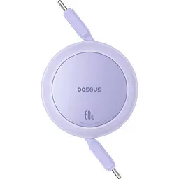 Кабель Baseus Free2Pull Mini Charging Cable Type-C to Type-C 60W 1m P10364500511-01 Purple - мініатюра 2