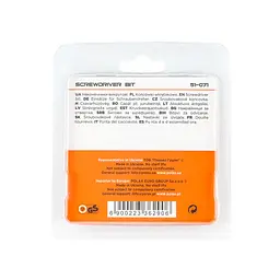 Біта сталева Polax 25 мм PZ1 1/4" ,10 шт (51-071) - мініатюра 3