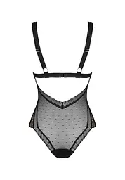 Боді Obsessive Estiqua M/L чорний - мініатюра 6