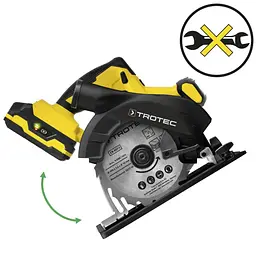 Пила циркулярна Trotec PCSS 10-20V акумуляторна + кейс (4430000110) - мініатюра 3