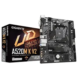 Материнська плата GIGABYTE A520M K V2 - мініатюра 4