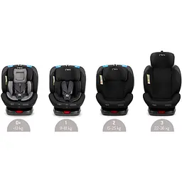 Автокрісло MoMi Tordi Isofix 0-36 кг Black - мініатюра 10