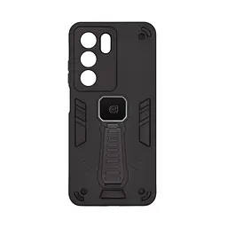 Чехол для Realme C73 5G, Proover, черный, с подставкой и магнитом, противоударный, ударопрочный, бронированный, панель-накладка, защита всего корпуса, термополиуретан (TPU) + поликарбонат (PC), ArmorStandart (ARM86769)