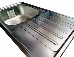Кухонна мийка Romzha Milana Satin RO48493, Сірий - мініатюра 5