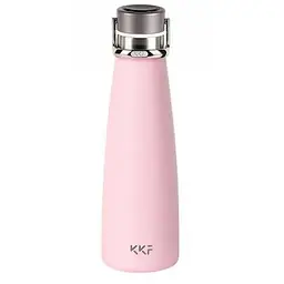 Термос з екраном Kiss Kiss Fish Vacuum Cup S-U47WS-E 475 мл рожевий