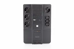 Джерело безперебійного живлення Assmann UPS ALL-IN-ONE 600VA 360W DN-170110 Black - мініатюра 2