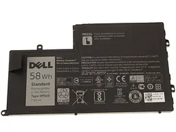 Акумулятор для ноутбука Dell Inspiron 15-5547 0PD19, 58Wh (7600 mAh), 4cell, 7.4V, Li-ion, чорний