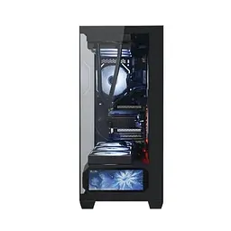 Корпус ALmordor QX25A LCD без БП Black (ALQX25ABK_LCD) - мініатюра 3